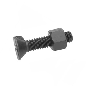 Bolt - TPS countersunk flat head screw with square and nut UNI 6104 - DIN 604