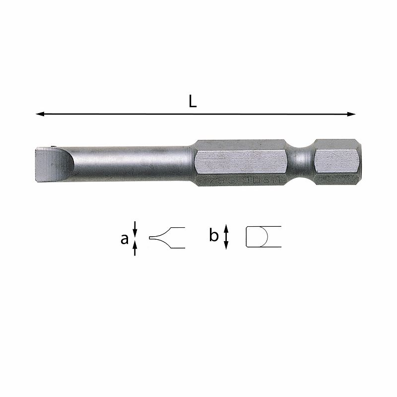 Inserti per viti con intaglio - attacco 1/4" 664