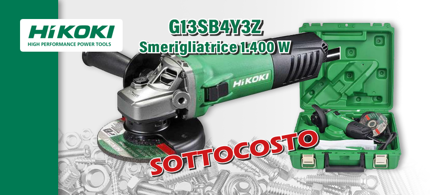 Sottocosto Smerigliatrice Hikoki G13SB4Y3Z