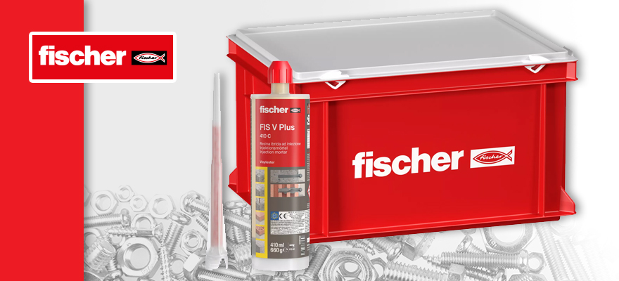 Ancorante Chimico Fischer V Plus 410C in cassetta + omaggio